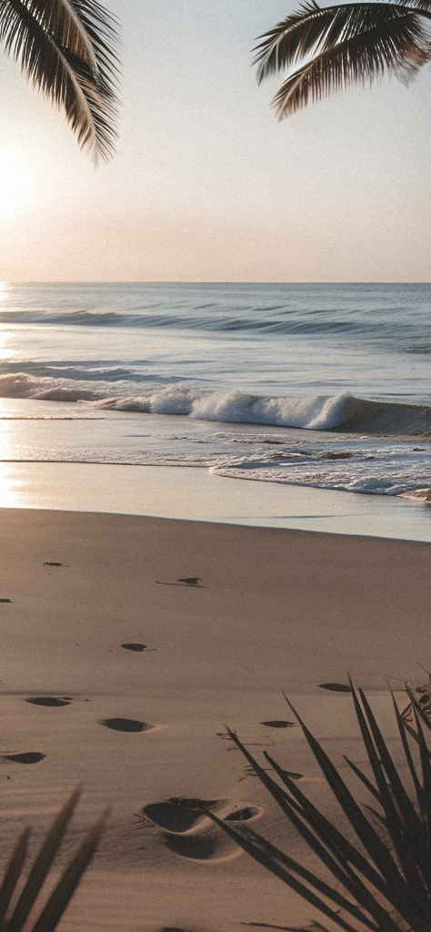 Fondo de pantalla de la playa para android e iphone