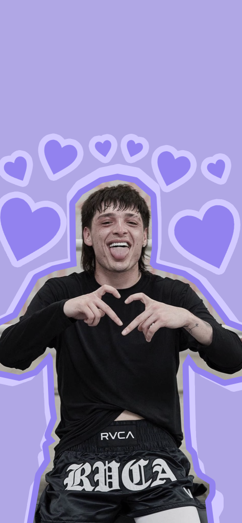 Fondo de pantalla de Peso pluma con corazon