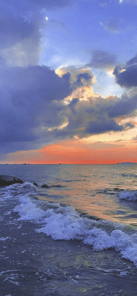 Fondo de pantalla del mar para celulares en HD