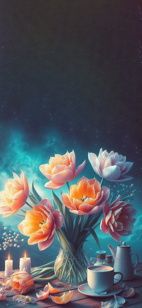 Fondos de pantalla de tulipanes estilo tumblr bello