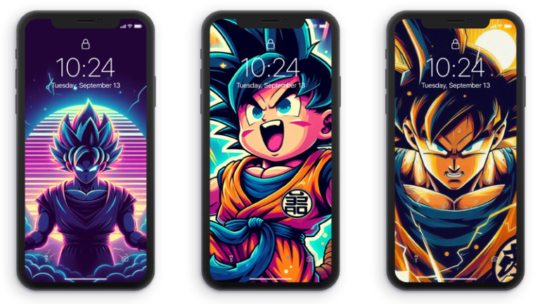 Portada de los fondos de pantalla de goku