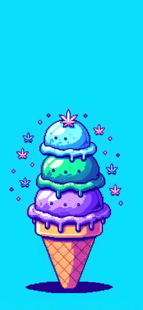 Fondos de pantalla de helados aesthetic pixel art