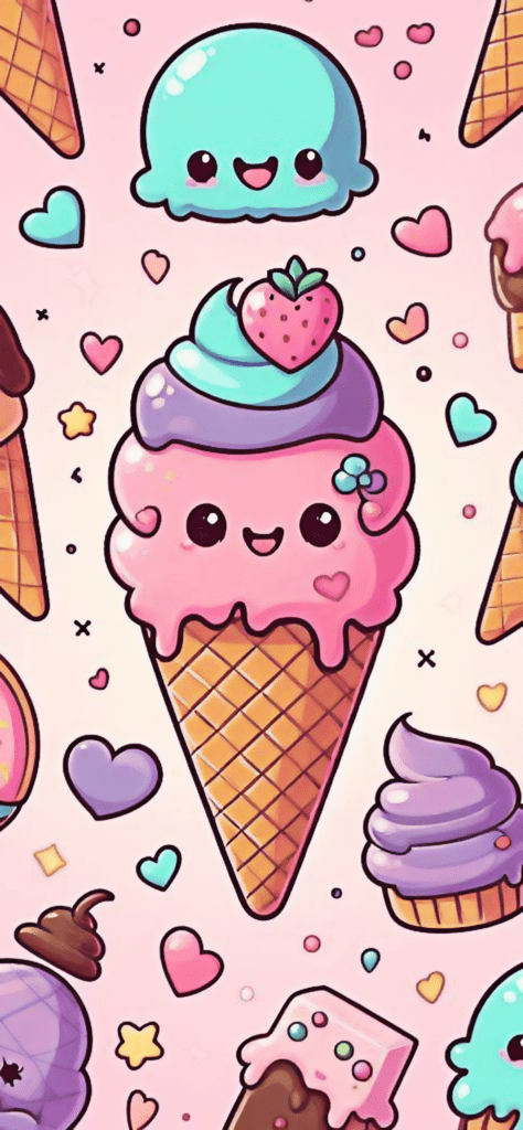 Fondos de pantalla de helados aesthetic