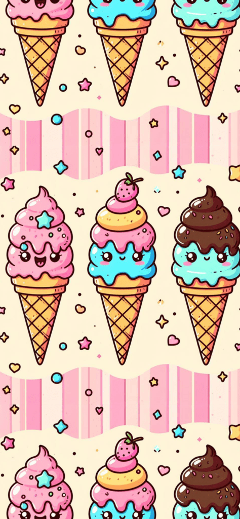 Fondos de pantalla de helados aesthetic