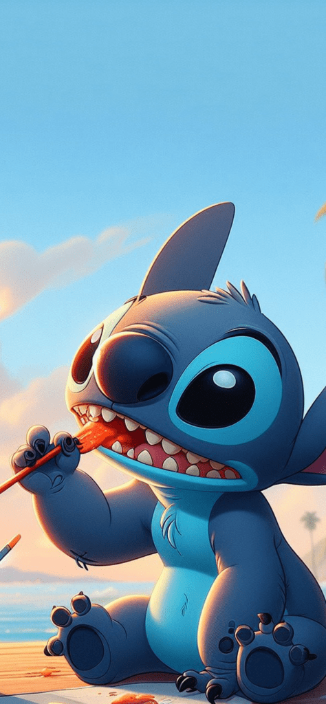 Tiernos fondos de pantalla de Stitch