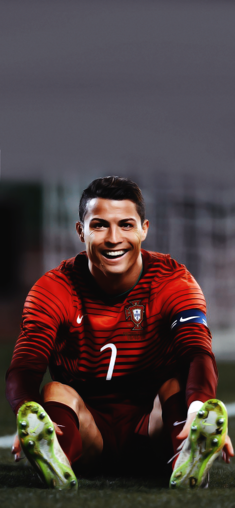 Fondos de Pantalla de Cristiano Ronaldo (CR7) con playera roja aesthetic