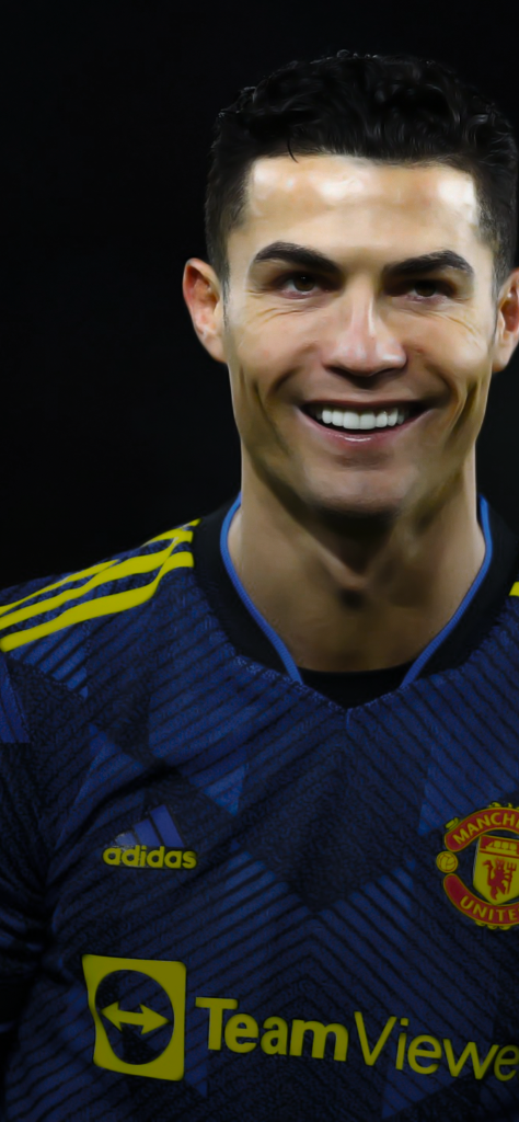 Fondos de Pantalla de Cristiano Ronaldo (CR7) con playera azul en 4K