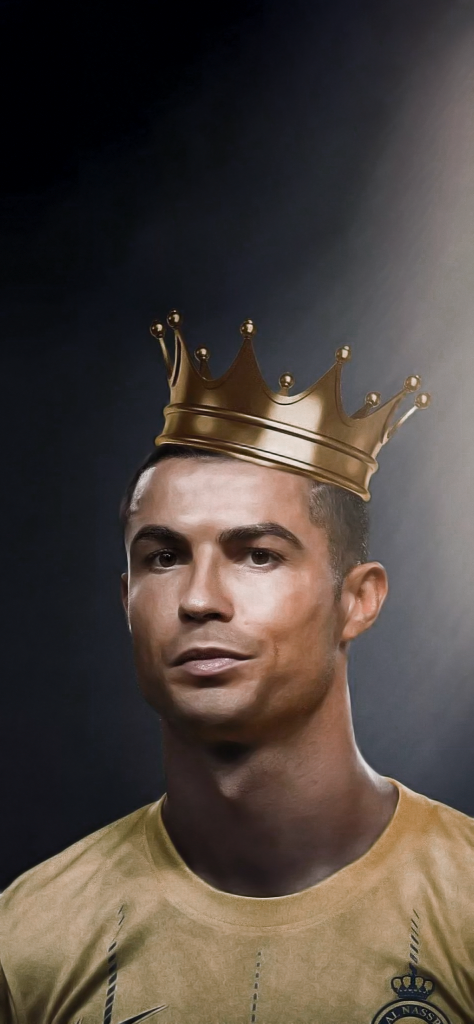 Fondos de Pantalla de Cristiano Ronaldo (CR7) con corona de rey