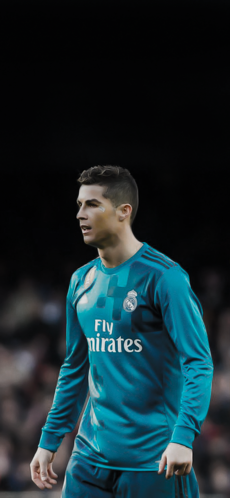 Fondos de Pantalla de Cristiano Ronaldo (CR7) con playera azul verdoso aesthetic para celular
