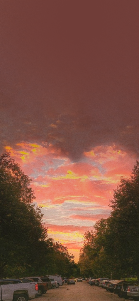 Fondo de pantalla de corazones paisaje