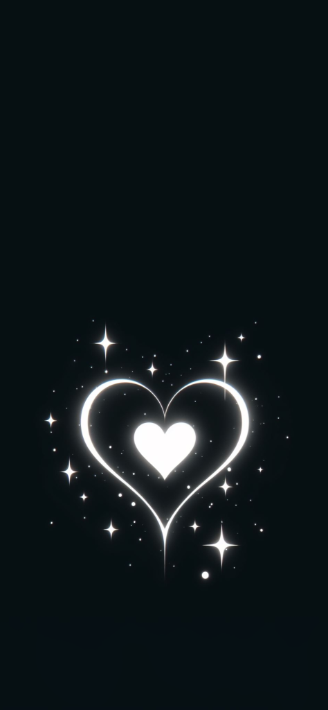 Fondos de pantalla de corazones tumblr con fondo negro