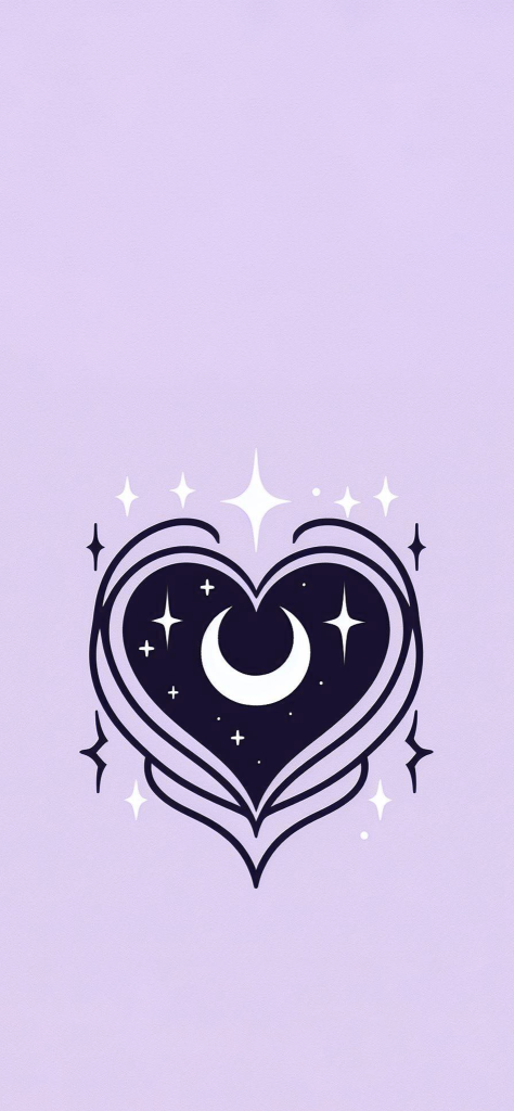Fondos de pantalla de corazon lila aesthetic tumblr