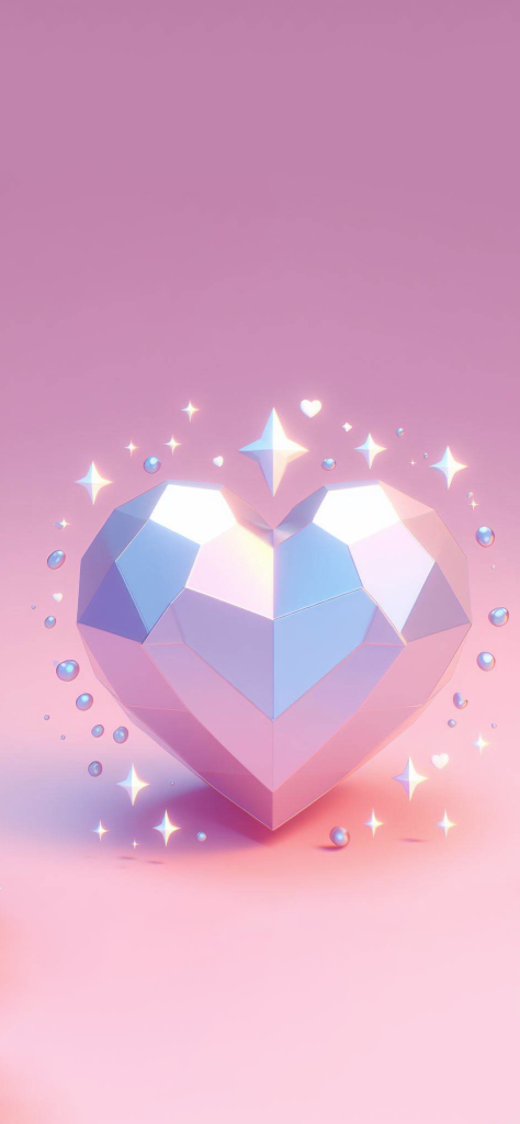 Fondo de Pantalla de corazones en 3d