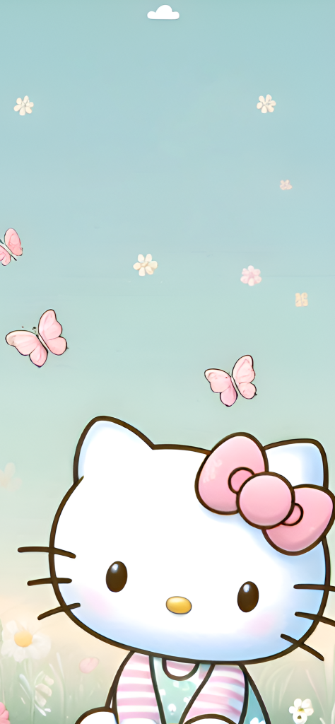 Fondo de pantalla de hello kitty pra dispositivo movil