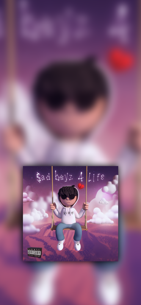 Fondo de pantalla de Junior H sad boys 4 life album