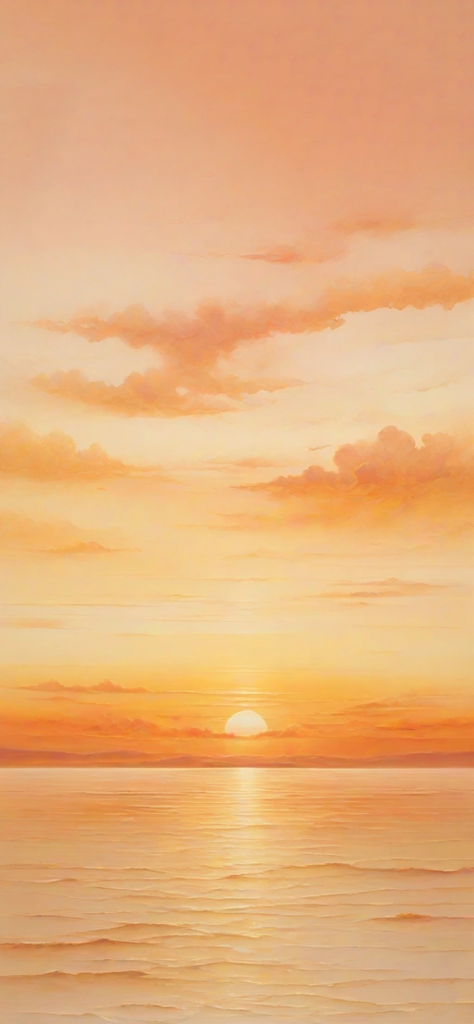 fondo de pantalla bonito del mar color naranja