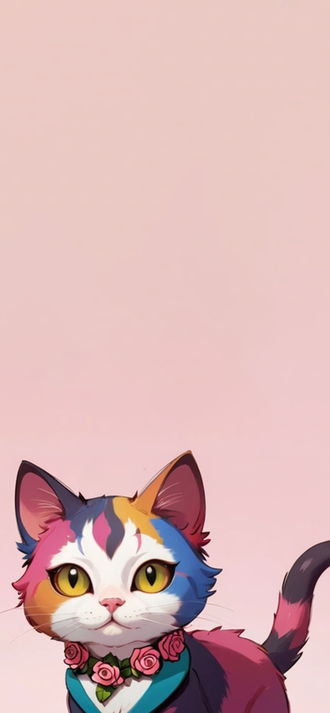 fondo de pantalla bonito para mujeres de un gato cute