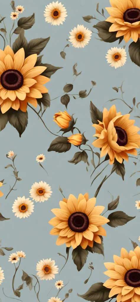 fondo de pantalla coquette de girasoles