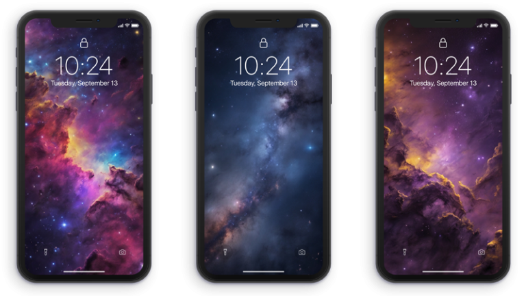 Portada de los Fondos de pantalla de galaxia