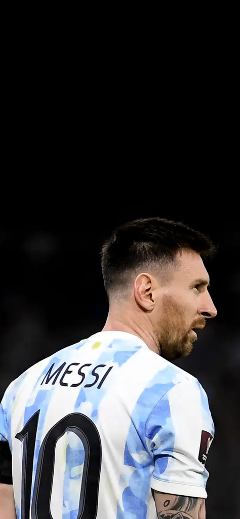 Fondo de pantalla de Messi de perfil