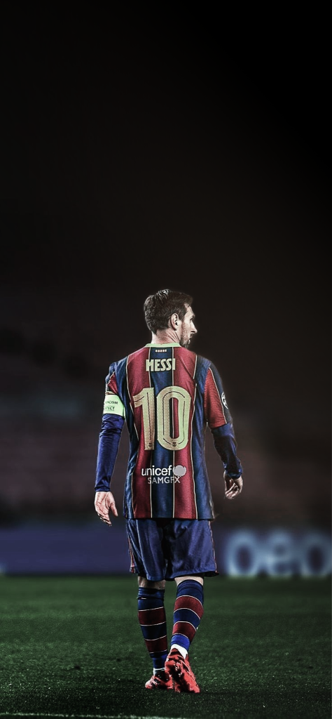 Fondo de pantalla de Messi con playera del barca