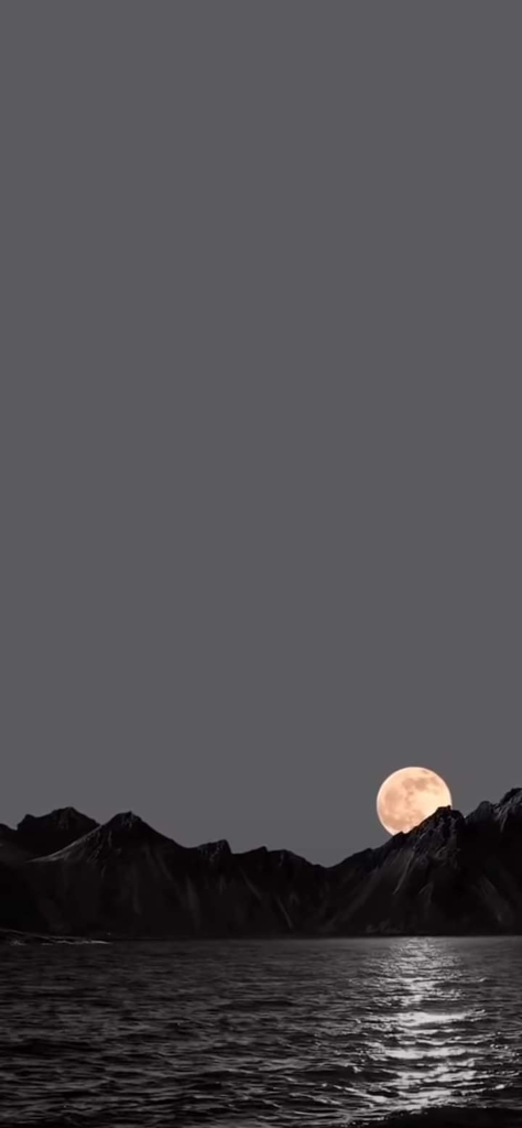 Fondo de pantalla de la luna escondiendose