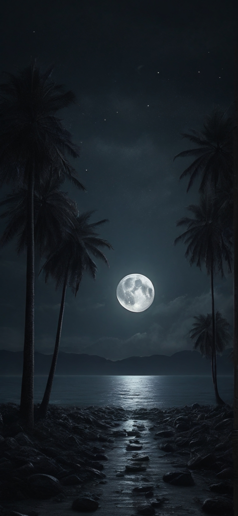 Fondo de pantalla de la luna aesthetic para celular
