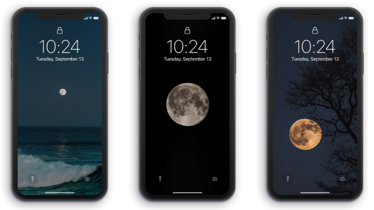 Portada de los Fondos de pantalla aesthetic de la luna