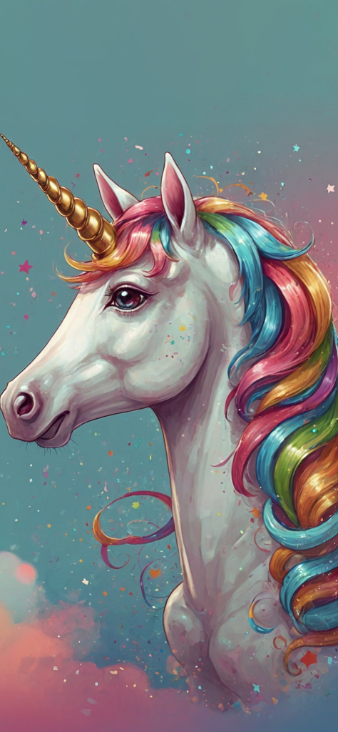 Fondo de pantalla de unicornio para celular