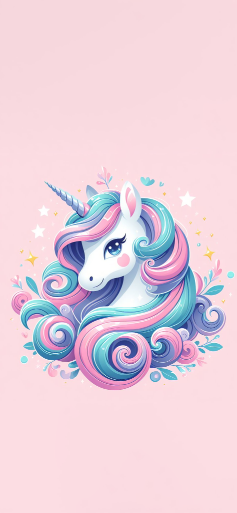 fondo de pantalla de unicornio elegante