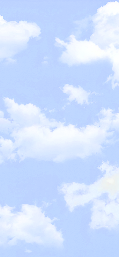 Fondo de pantalla azul con nubes