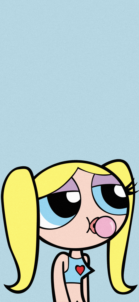 Fondo de pantalla de burbuja masticando chicle
