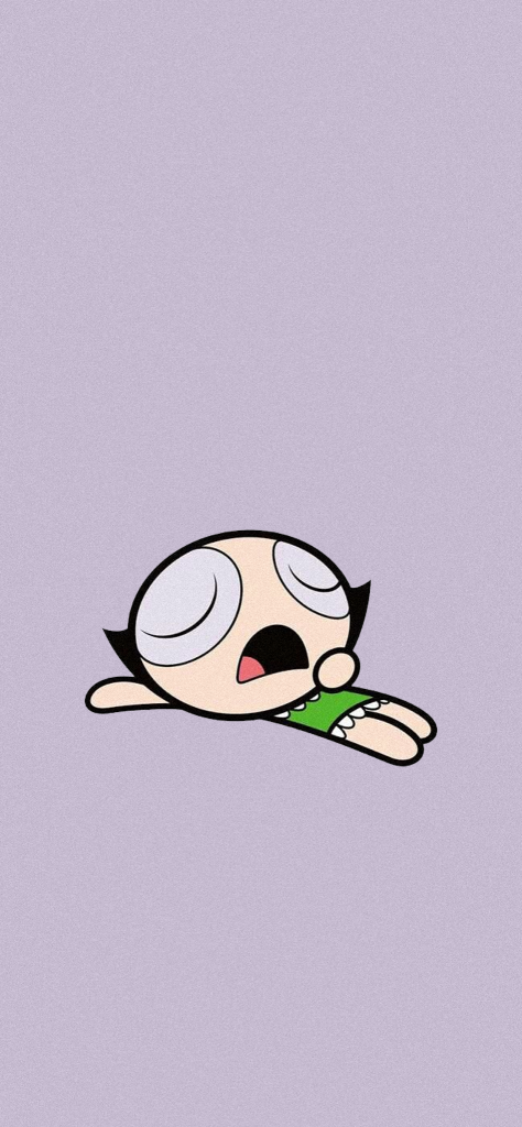 Fondo de pantalla de bellota dormida aesthetic
