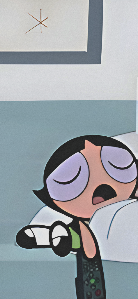 Fondo de pantalla de bellota dormida