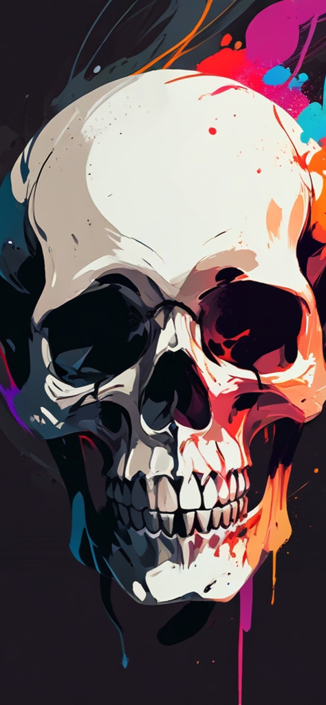 Fondo de pantalla de calaveras