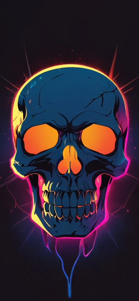 Fondo de pantalla de calaveras en calidad 4k