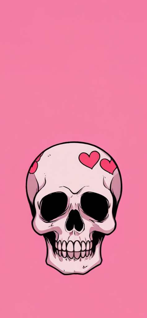 Fondo de pantalla de calaveras para mujer aesthetic