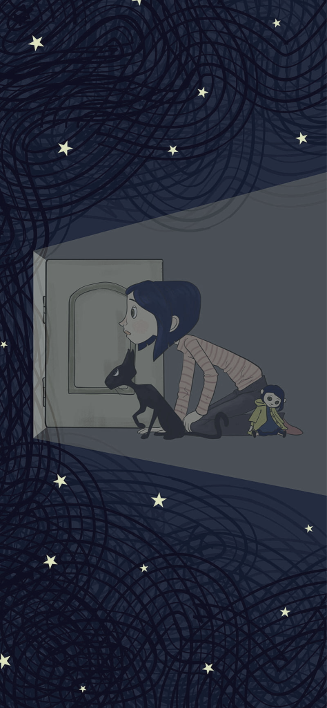 Fondo de pantalla de Coraline Aesthetic para celular