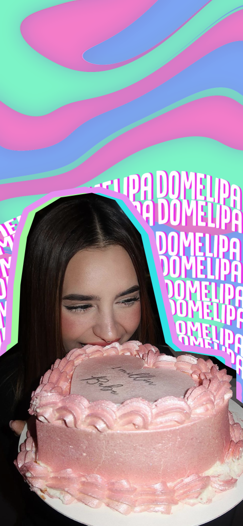 Fondo de pantalla de Domelipa comiendo pastel para iphone