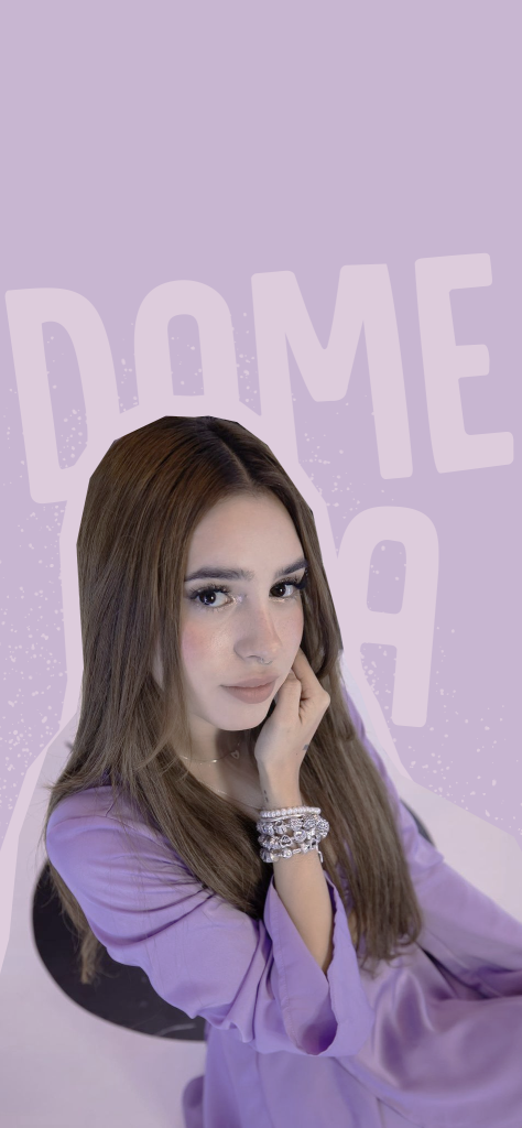 Fondo de pantalla de Domelipa con fondo rosa