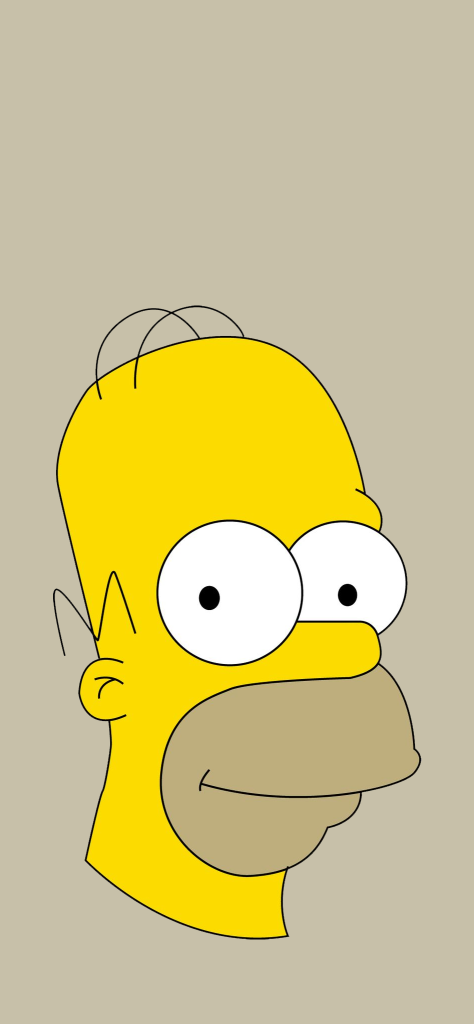 Fondo de pantalla de la cara de Homero Simpson