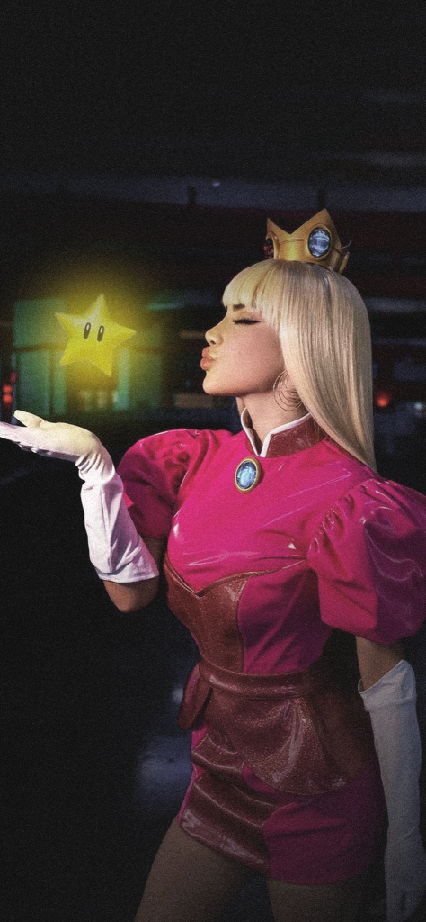 Fondos de Pantalla de Kimberly Loaiza como peach de mario bross