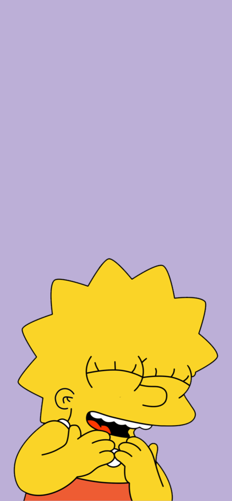 Fondo de pantalla de Lisa Simpson riendo