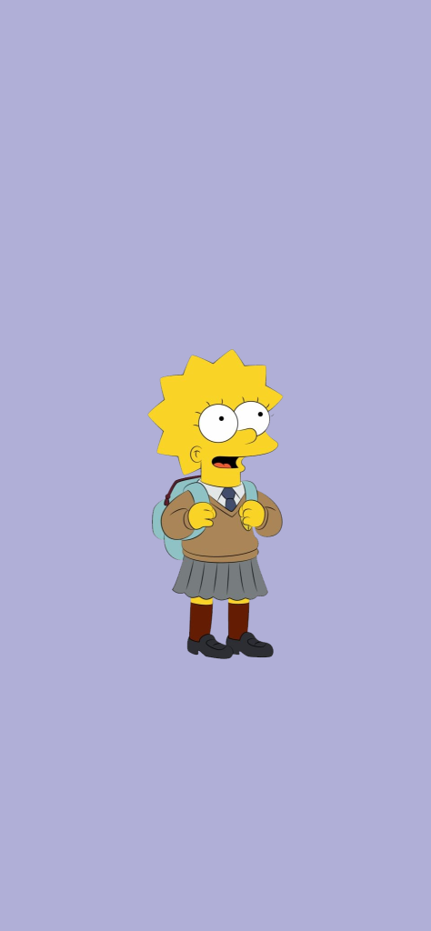 Fondo de pantalla de Lisa Simpson Aesthetic