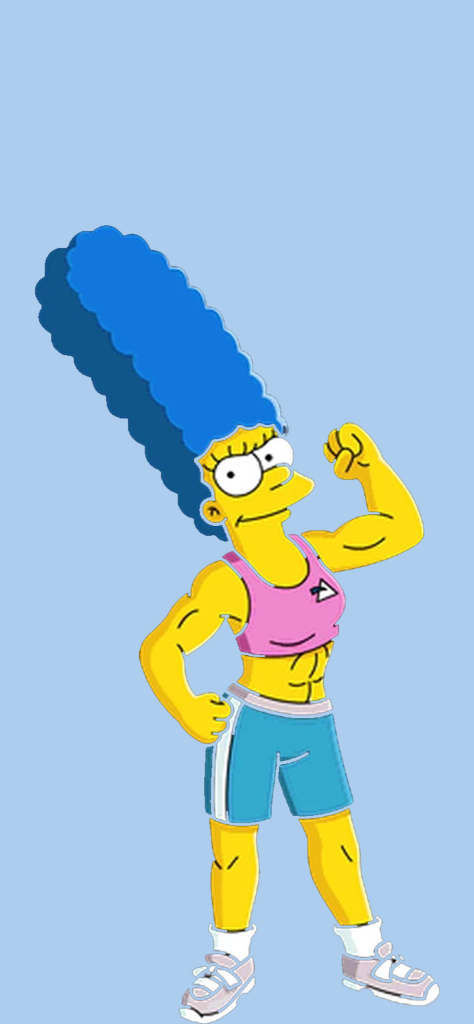 Fondo de pantalla de Marge Simpson fuerte