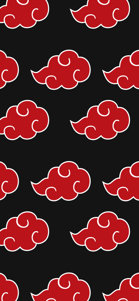 Fondo de pantalla de Naruto nubes en patron