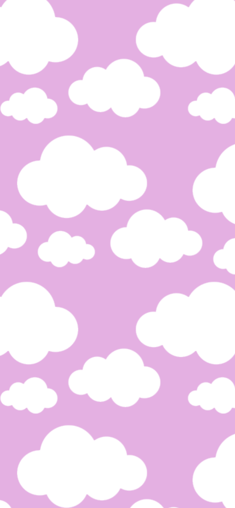 Fondos de pantalla de nubes minimalista con fondo rosa