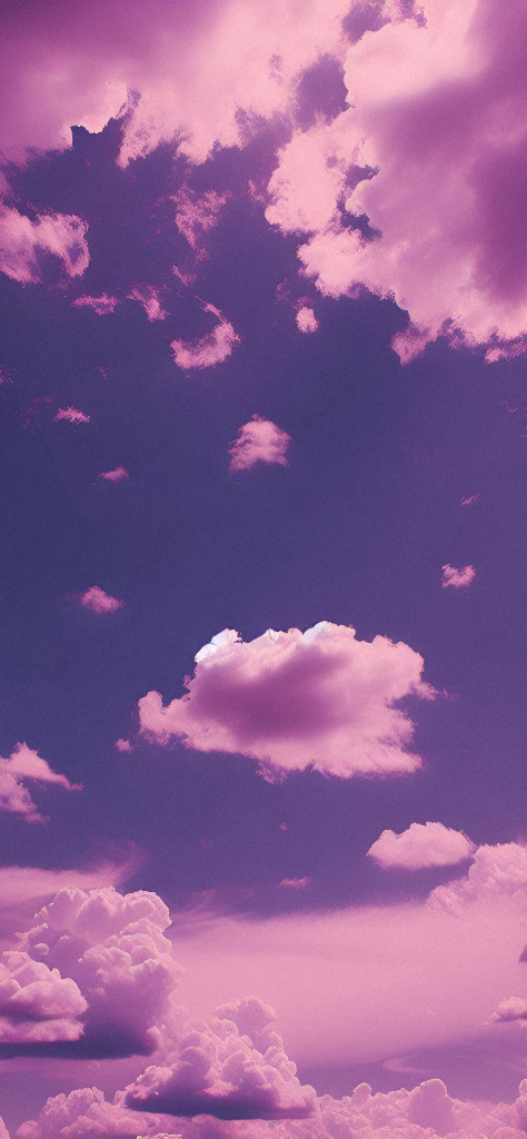 Fondo de pantalla de nubes rosas coquette