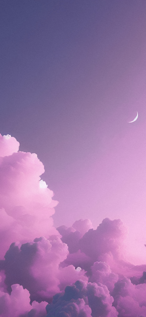 Fondo de pantalla de nubes rosas