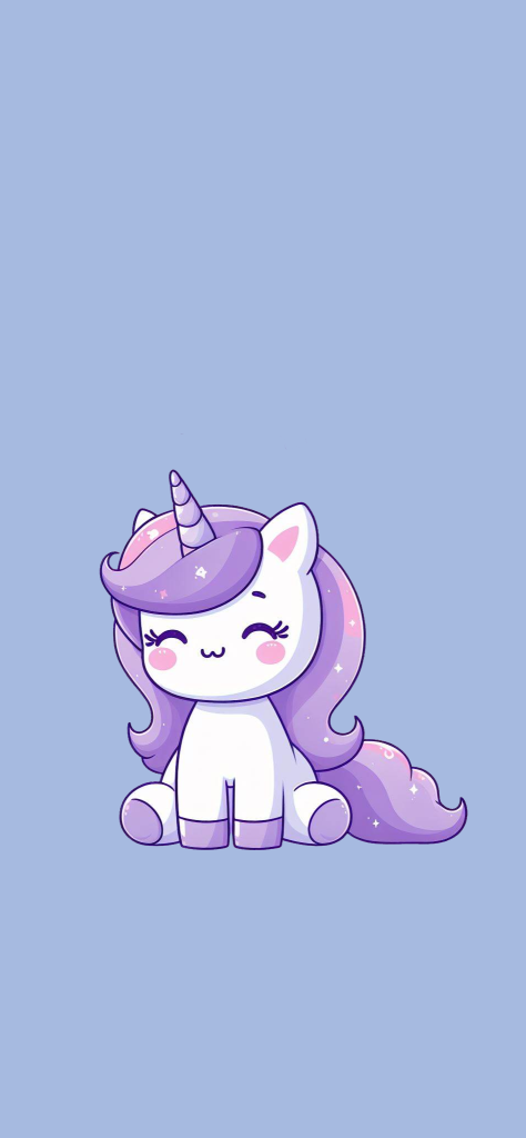 fondo de pantalla de unicornio aesthetic